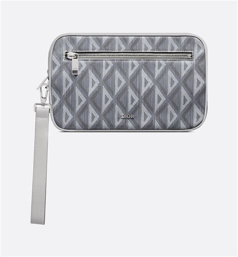 Trousse de toilette Toile CD Diamond gris Dior 